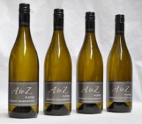 4 x A to Z Wineworks Chardonnay, Oregon, USA – 2009 – Bottle Sizes 75cl - Volume 13.5% - Ref W1192 -