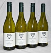 4 x Manawa Chardonnay, Marlborough, New Zealand – 2010 - Bottle Size 75cl - Volume 13.5% - Ref W1160