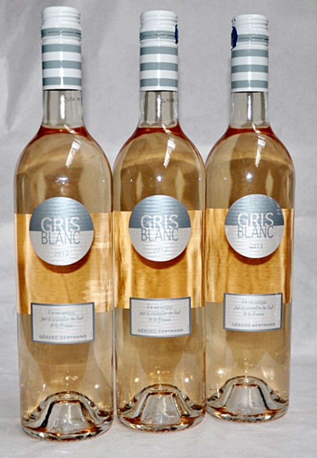 3 x 2013 Gerard Bertrand Gris Blanc, IGP Pays d'Oc, France – 2013 – Bottle Size 75cl - Volume