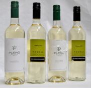 4 x Assorted 75cl Bottles Of White Wine – Includes 2 x Pegoes Branco 2013 (12%) & 2 x Pleno Blanco