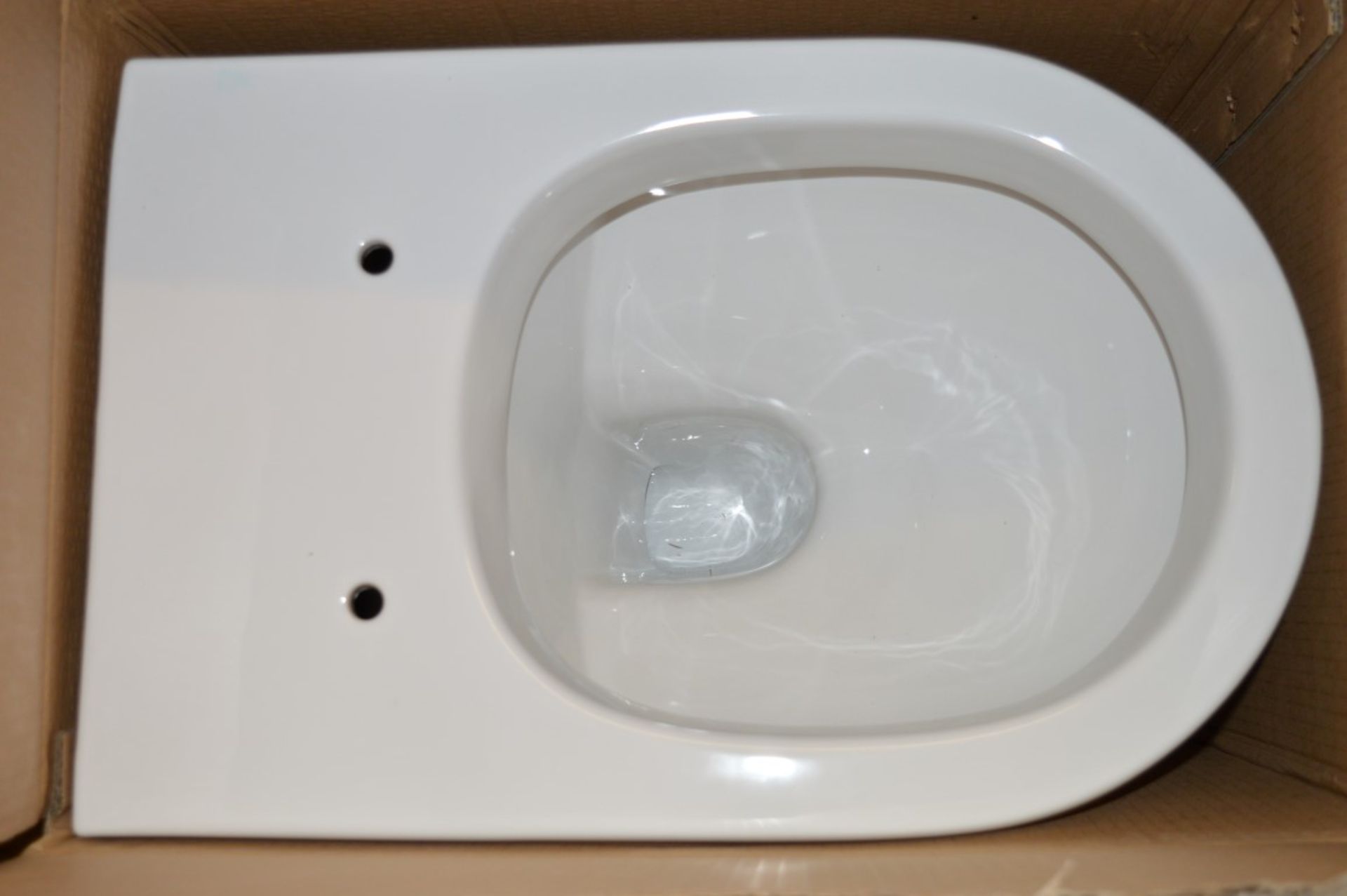 10 x Vogue Zoe Sink Basin & Toilet Sets - 1th 500mm Sink Basin With Full Pedestal and Back to Wall - Image 5 of 8