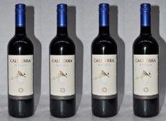 4 x Caliterra Reserva Merlot Estate Grown Red Wines - Chile - Year 2012 - Bottle Size 75cl -