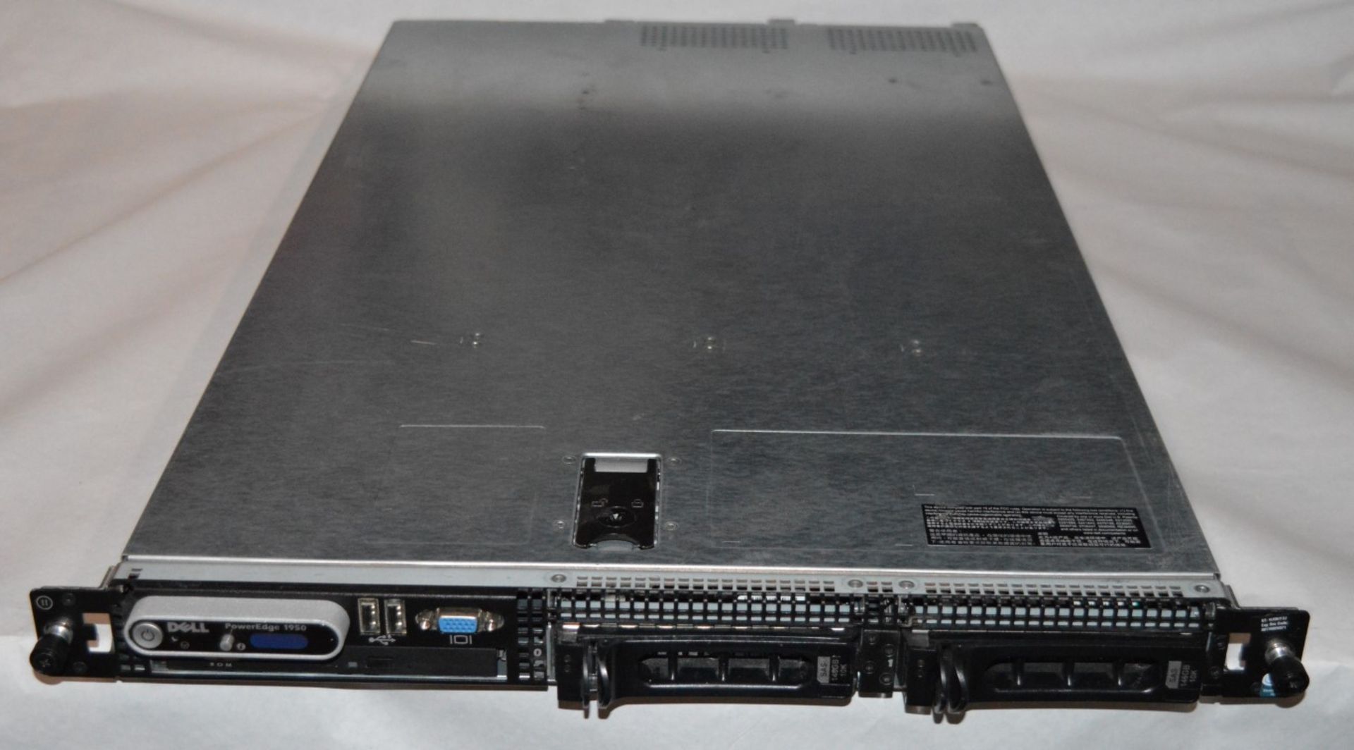 1 x Dell Poweredge 1950 1U Rackmount File Server - 2ghz Intel Quad Core Processor - 4gb Ram - 2 x - Image 2 of 12