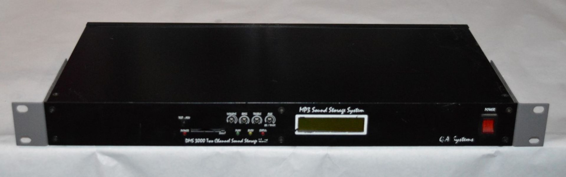 1 x DMS 3000 1U MP3 Sound Store Storage System With SD Card Slot - Golding Audio Ltd - Suited to - Image 3 of 5