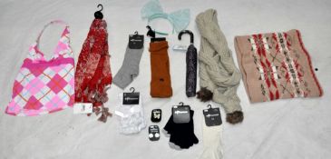 Approx 80 x Items Of Assorted Women's / Girls Fashion Accessories – Box2060 – Inc. Socks, Scarves,