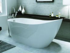 1 x Arruba Designer Modern Freestanding Bath - 1680 mm