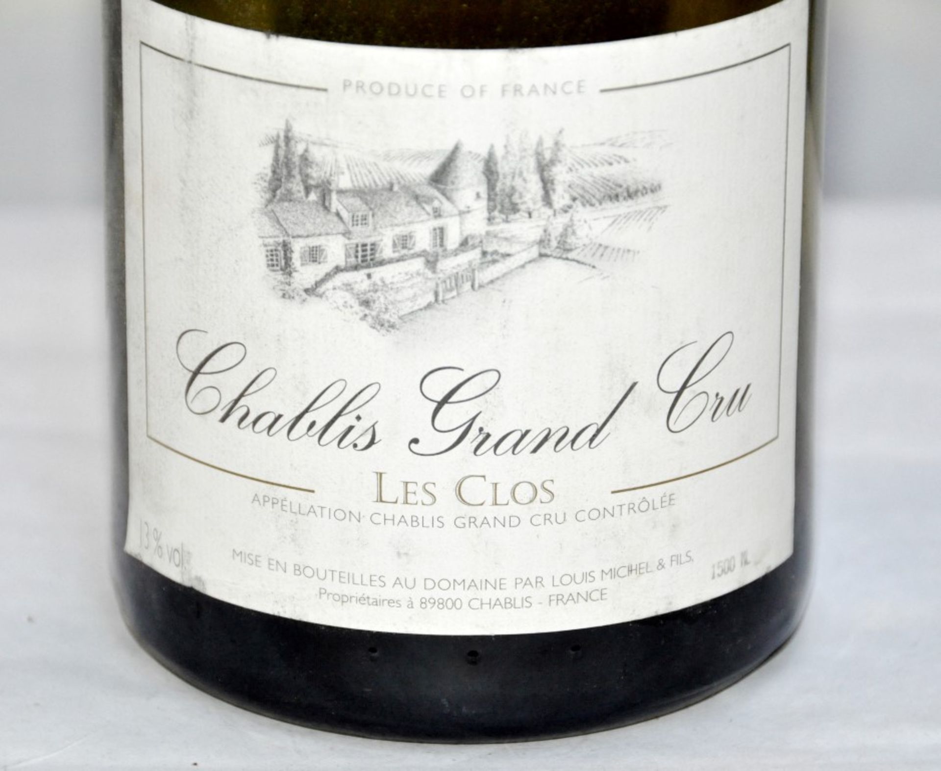 1 x Domaine Louis Michel & Fils Les Clos, Chablis Grand Cru, France – 2000 – Volume 13% - Size: - Image 2 of 3