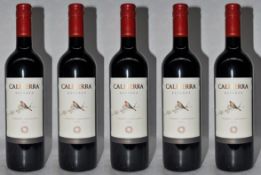 5 x Caliterra Reserva Sauvignon Estate Grown Red Wines - Chile - Year 2012 - Bottle Size 75cl -