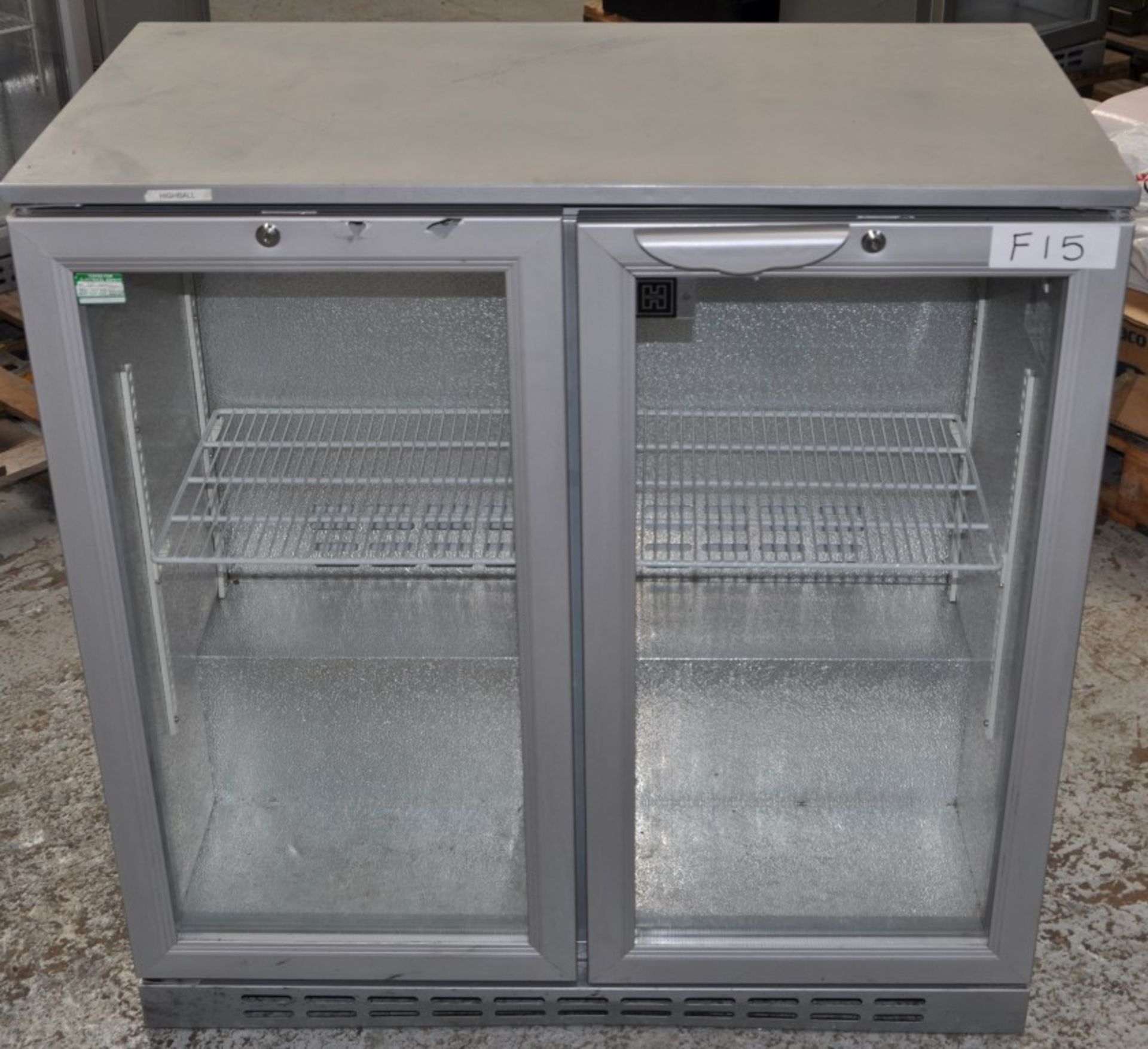 1 x Maidaid Halycon H900 Two Door Bottle Cooler With Internal Shelves - BEER FRIDGE - Ideal For