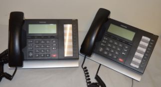 2 x Toshiba Digital Display Hands Free Feature Phones - Professional Office Telephones - Features