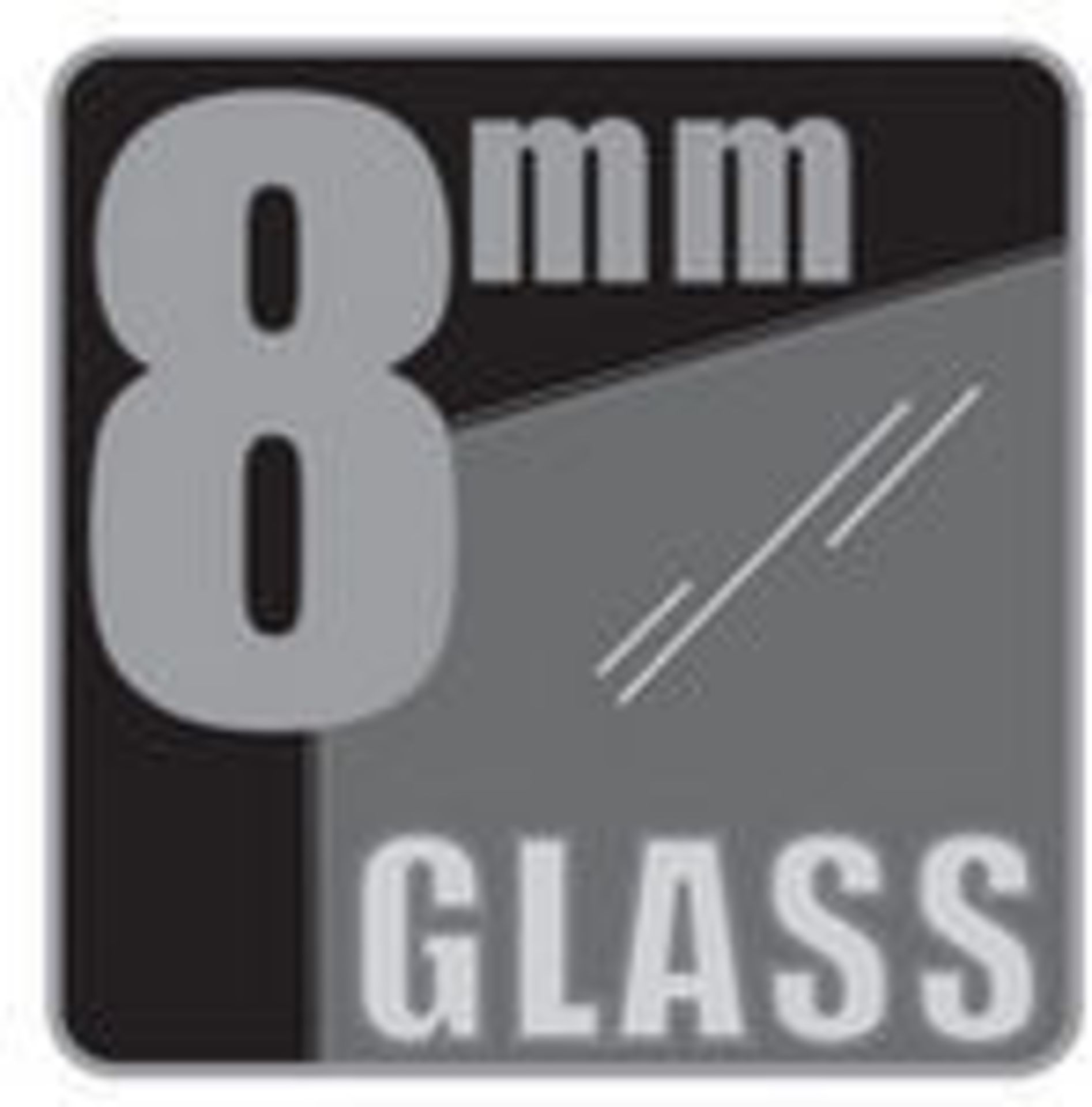 1 x Aqua Latus 1000mm Slider Shower Door - 8mm Thick Clear Glass - Chrome Finish - Chrome on Brass T - Image 3 of 5