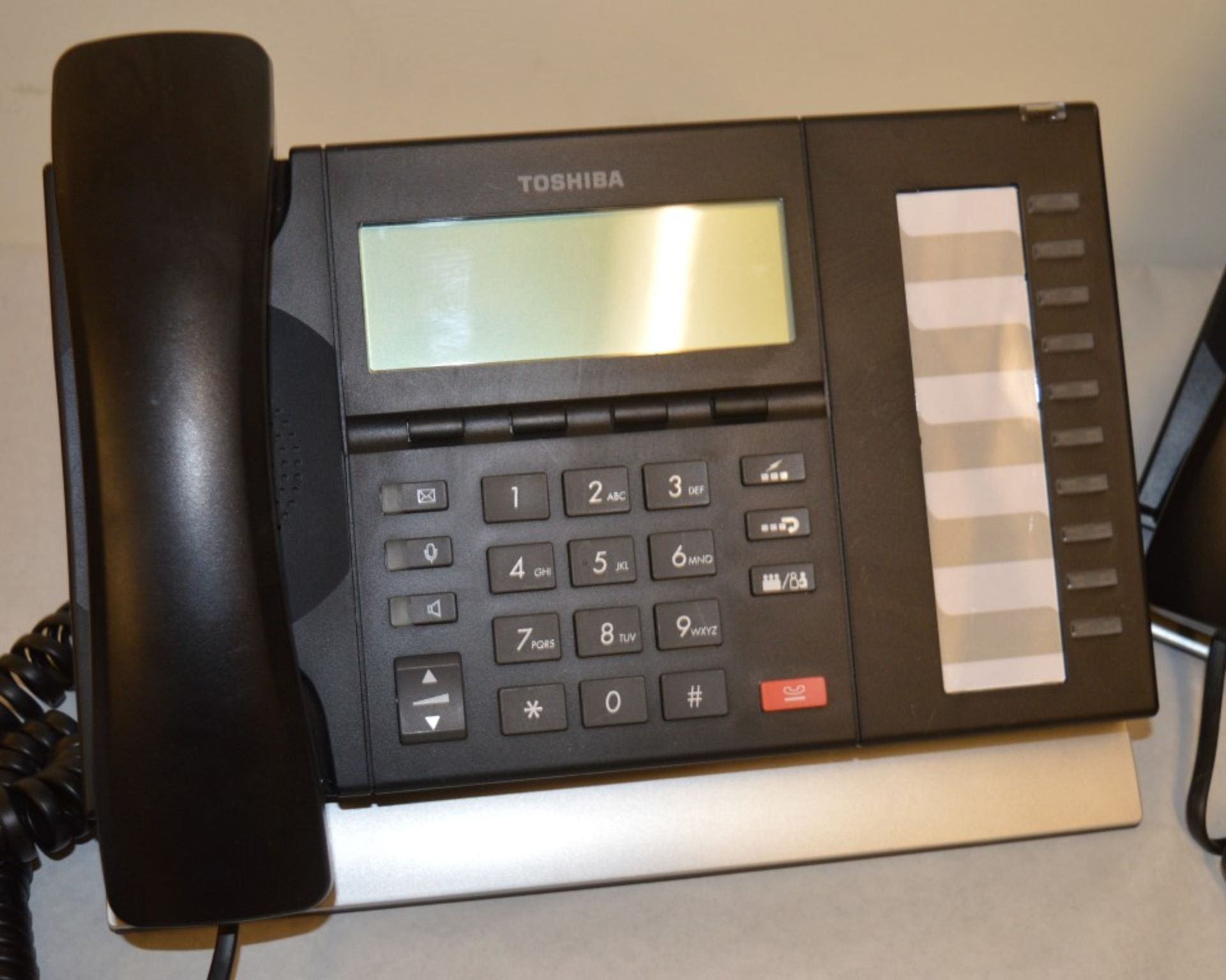 2 x Toshiba Digital Display Hands Free Feature Phones - Professional Office Telephones - Features - Image 2 of 3