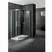 5 x Vogue SULIS Offset Quadrant 1200x900mm Shower Enclosures - Polished Chrome Finish - 6mm Clear