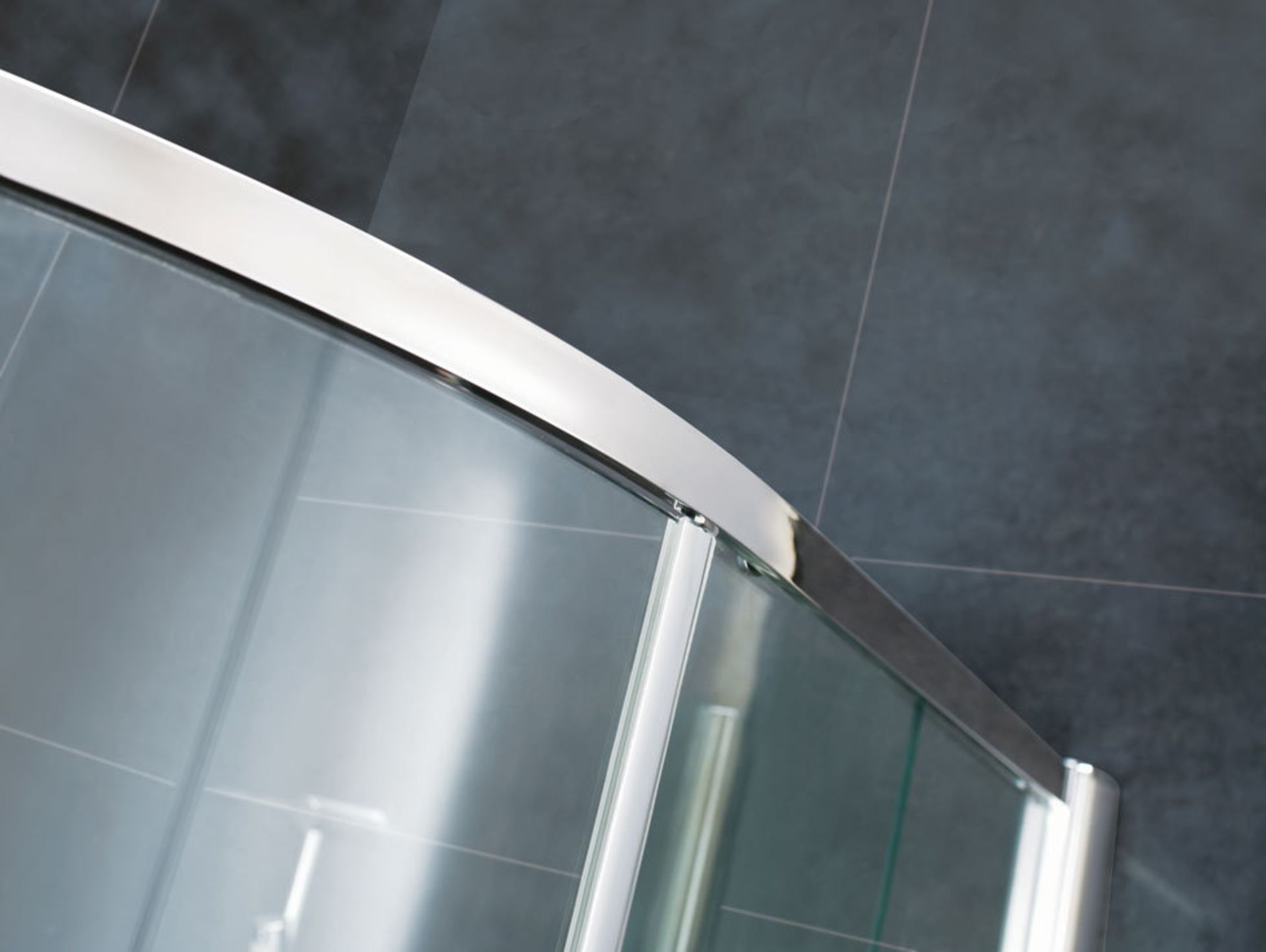 1 x Vogue SORIA Aqua Lotus Left Hand Shower Enclosure - Polished Chrome Finish - 8mm Clear Glass - - Image 3 of 6