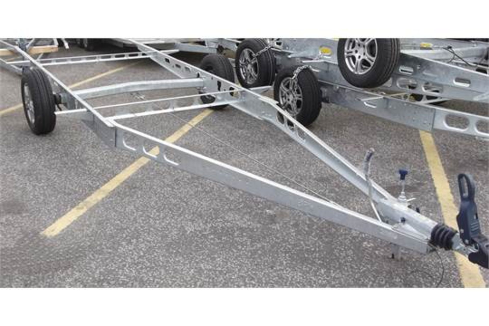 1 x Single Wheel Base Trailer - High Quality BPW Chassis - 5 Stud Wheels - Winterhoff WS3000