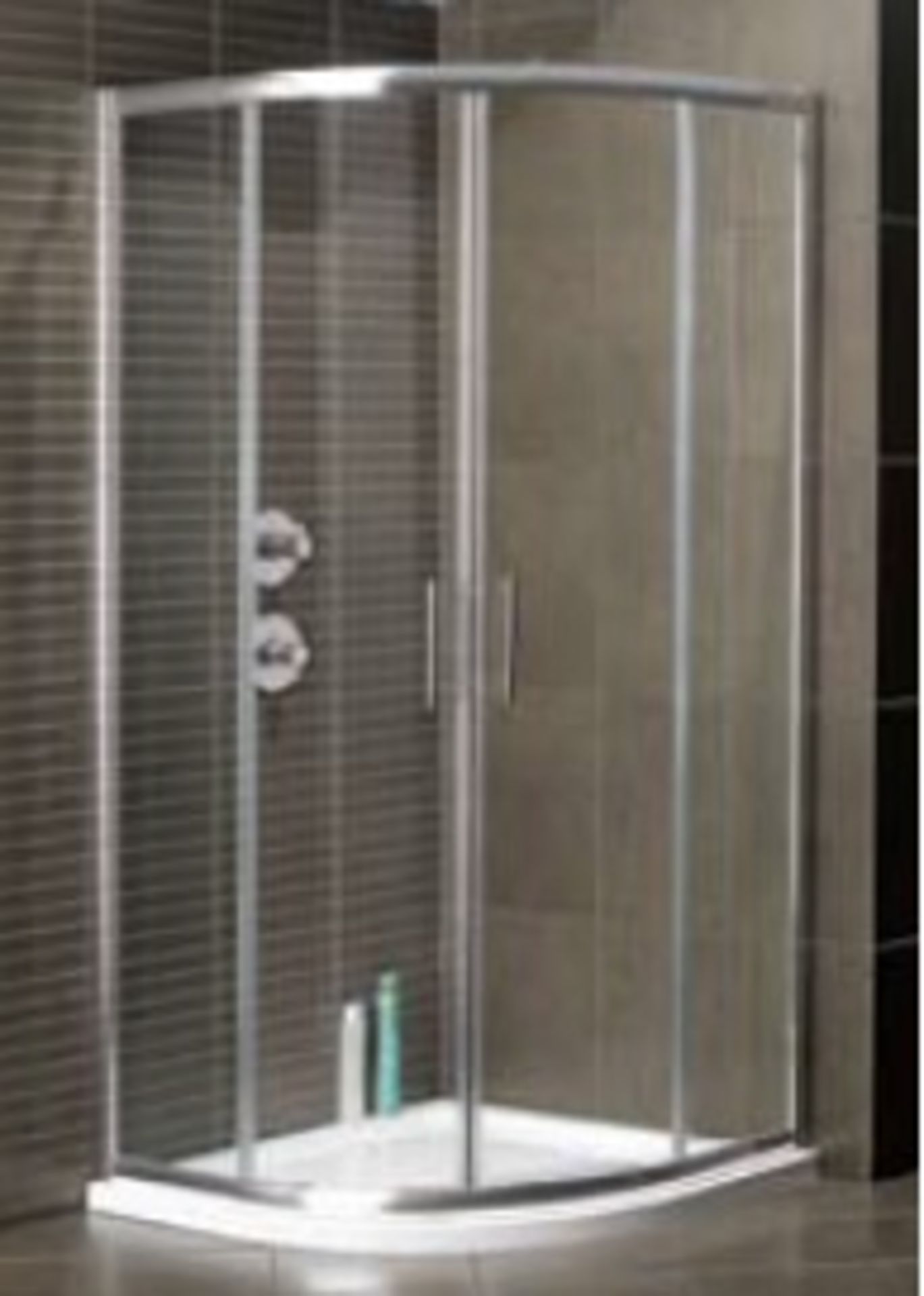 5 x Vogue SULIS Quadrant 900mm Shower Enclosures - Polished Chrome Finish - 6mm Clear Glass - T