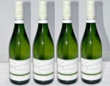 4 x Touraine Sauv Blanc Dom Chazelles By Alain Marcadet White Loire France – 2012 – Size 75cl