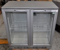 1 x Maidaid Halycon H900 Two Door Bottle Cooler With Internal Shelves - BEER FRIDGE - Ideal For