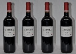 4 x Cahors Domaine Cosse Maisonneuve Le Combal Red Wines - Spanish Wines - Year 2009 - Bottle Size
