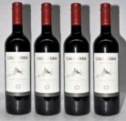 4 x Caliterra Reserva Sauvignon Estate Grown Red Wines - Chile - Years 2009-2012 - Bottle Size