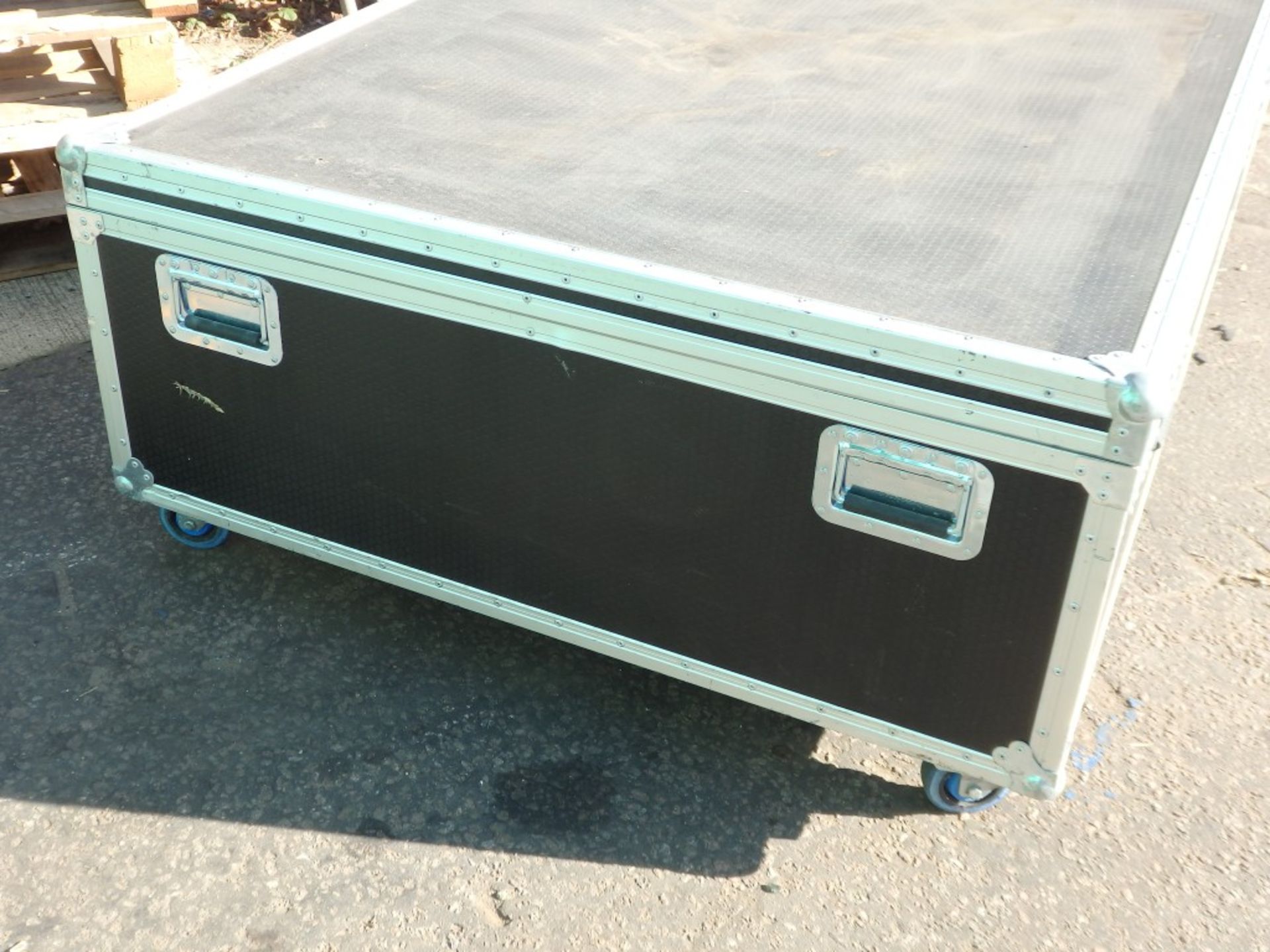 1 x Large Black Oakleigh Security Flight Case 318cm x 115cm x depth 46cm (height 60cm with - Image 6 of 7