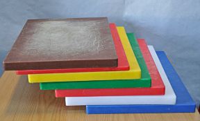 7 x Professional Kitchen Chopping Boards – Preowned – Recent Restaurant Clearance  - Various Colours