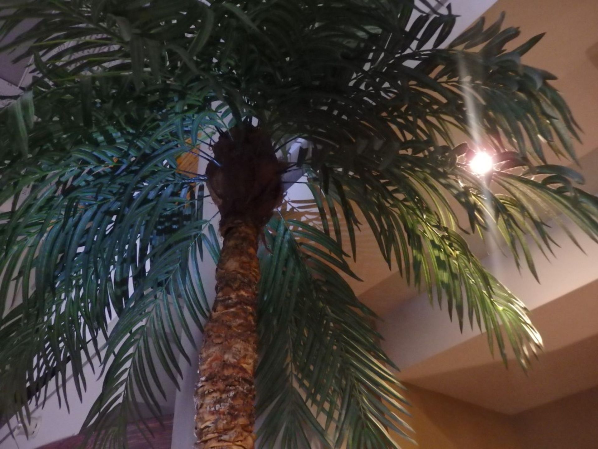 1 x Gigantic Artificial Tropical Palm Tree - HUGE SIZE - Approx 11ft Tall - With HUGE Illuminated - Image 8 of 12