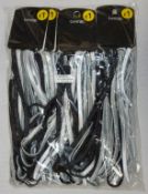 180 x Multipack Elasticated Womens Hair Bands - Hair Accessories - Excellent Resale Stock - Includes