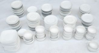 260 x Item Of Assorted Plain, White Crockery – Makes Include: Steelite Int, Tonana & Churchill –