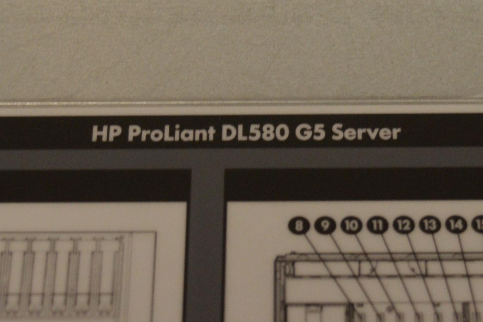 1 x HP Proliant DL580 G5 4U Rackmount File Server - Features 4 x 2.4ghz Intel Quad Core - Image 3 of 3