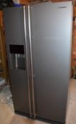 1 x Samsung American Style Fridge Freezer - Model RSH1DBMH - Energy Effecient A Rating - Features