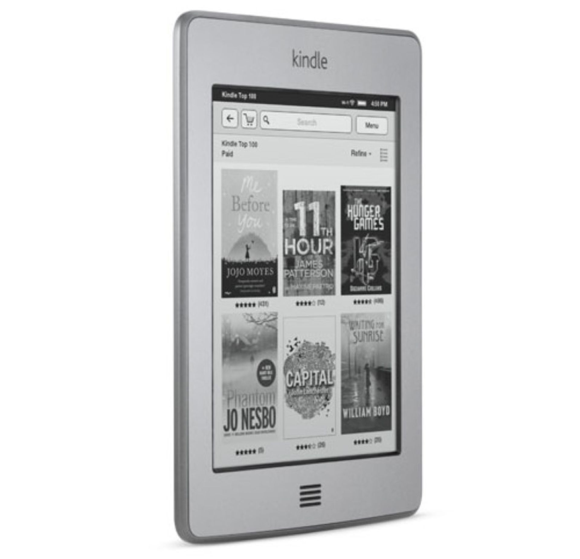 1 x Amazon Kindle Touch, With Audio and Wi-Fi, 6" E Ink Touch Screen Display - Simple-to-use -