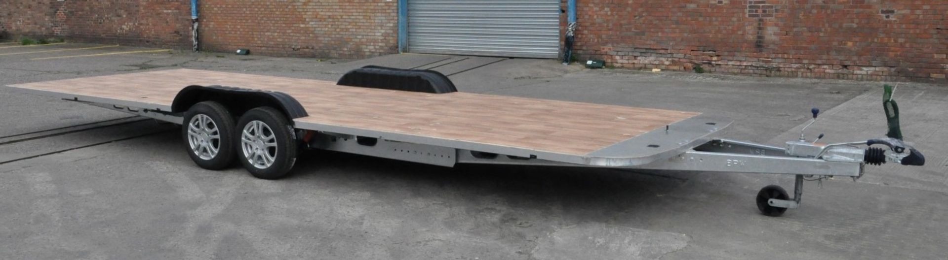 1 x Double Wheel Base Flatbed Trailer / Caravan Base - High Quality BPW Chassis - Winterhoff - Image 12 of 22