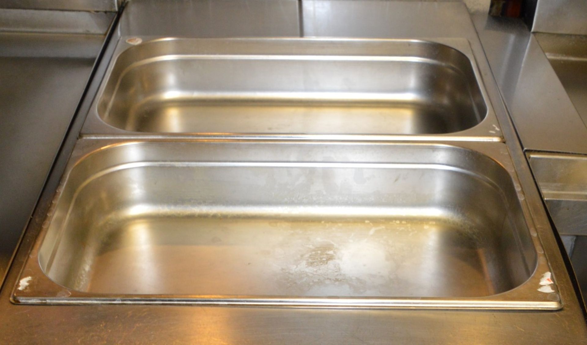 1 x Stainless Steel Commercial Sauce Tray Unit - Includes Two Trays - H80 x W56 x D97 cms - Ref - Image 3 of 4