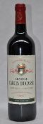 1 x Grand Cru Classe Chateau Larcis Ducasse - St Emilion Grand Cru Red Wine - French Wine - Year