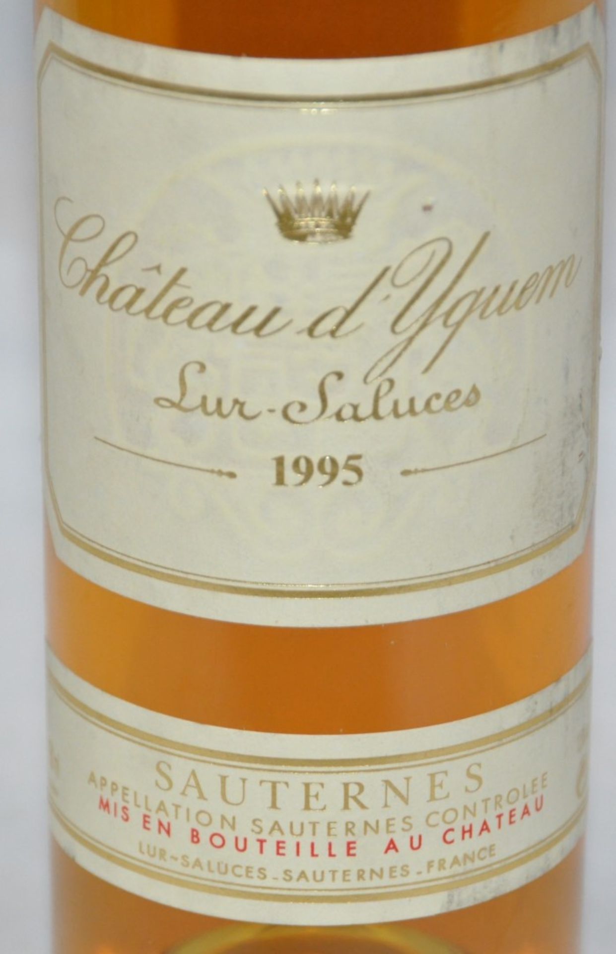 1 x Chateau d'Yquem, Sauternes, France - Year 1995 - Bottle Size 75ml - Volume 13% - Ref: 907 - - Image 2 of 2