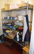 1 x Commercial Kitchen 3 Tier Shelving Unit - Contents Not Included - H180 x W185 x D46 cms - Ref