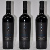 3 x Luccarelli Negroamaro Puglia IGT Red Wines - Italian Wine - Year 2012 - Bottle Size 75cl -