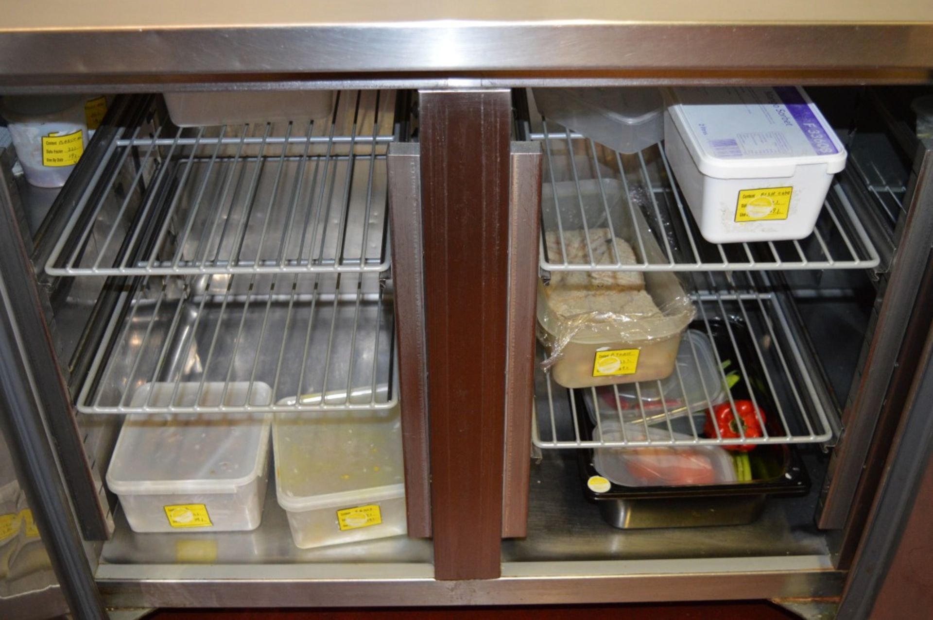 1 x Williams Catering Three Door Countertop Chiller - Commercial Kitchen Equipment - CL105 - Ref - Image 5 of 5