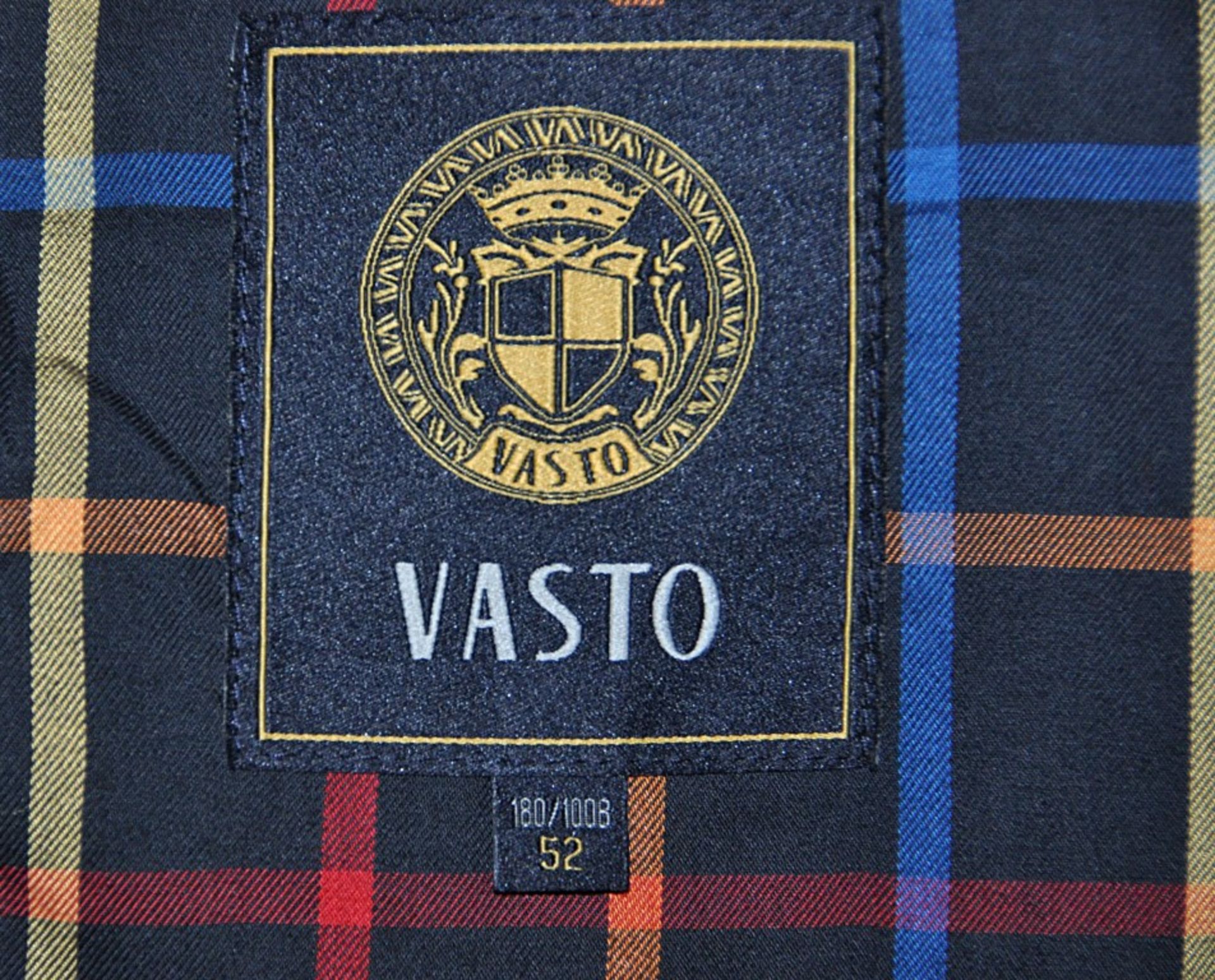 1 x Men's Trench Coat / Long Jacket By International Luxury Brand "Vasto" (BAD7107/221) – Size: - Image 5 of 5