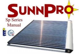 1 x Sunnpro SP30 Vacuum Tube Solar Panel - Size 2420 x 2010mm - Amongst The Most Efficient Solar