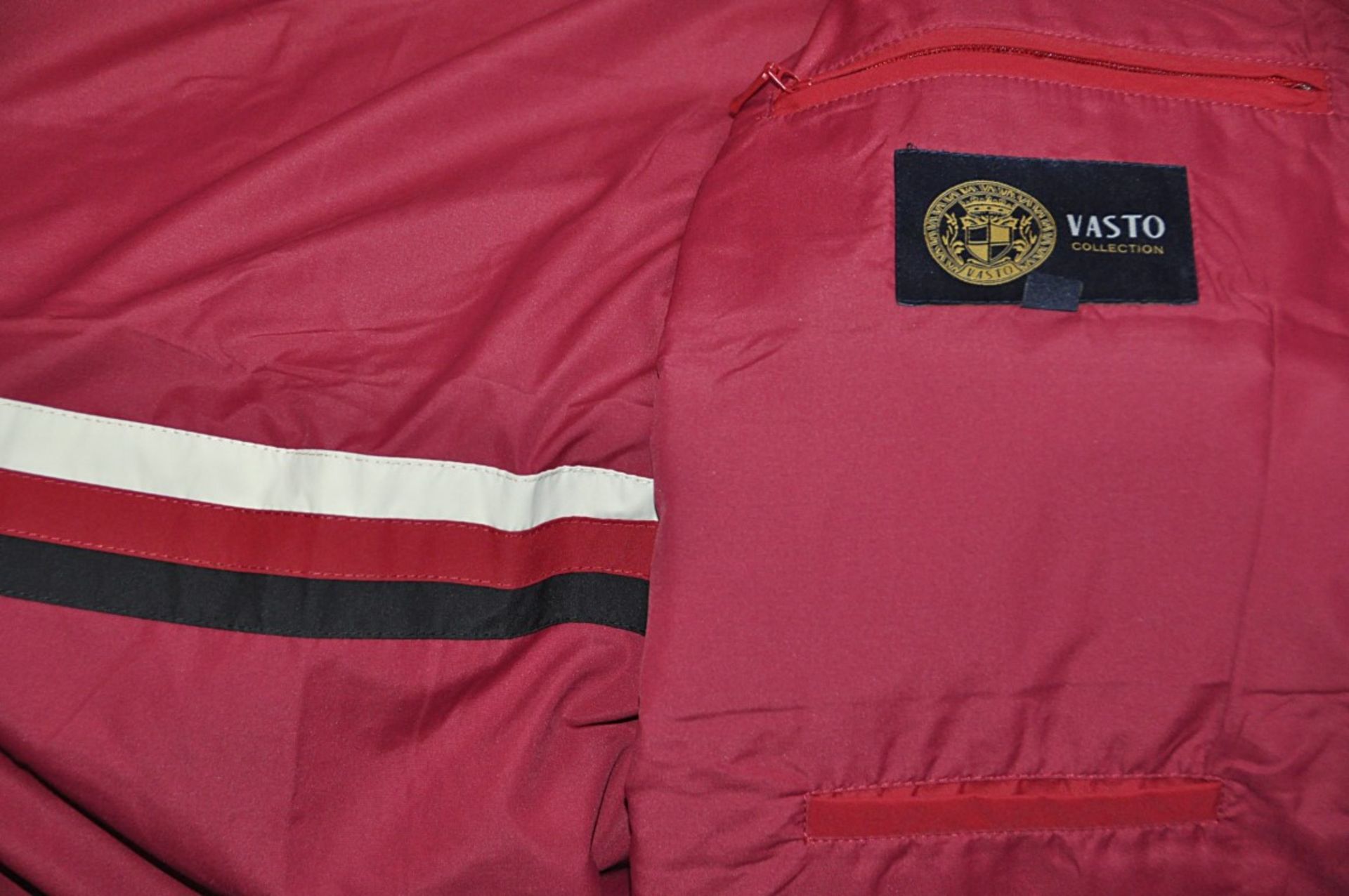 1 x Men's Hooded Seafaring Jacket By International Luxury Brand "Vasto" (SAZ7231/431) – Size: - Image 6 of 7