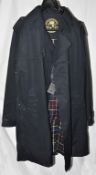 1 x Men's Trench Coat / Long Jacket By International Luxury Brand "Vasto" (BAD7107/221) – Size: