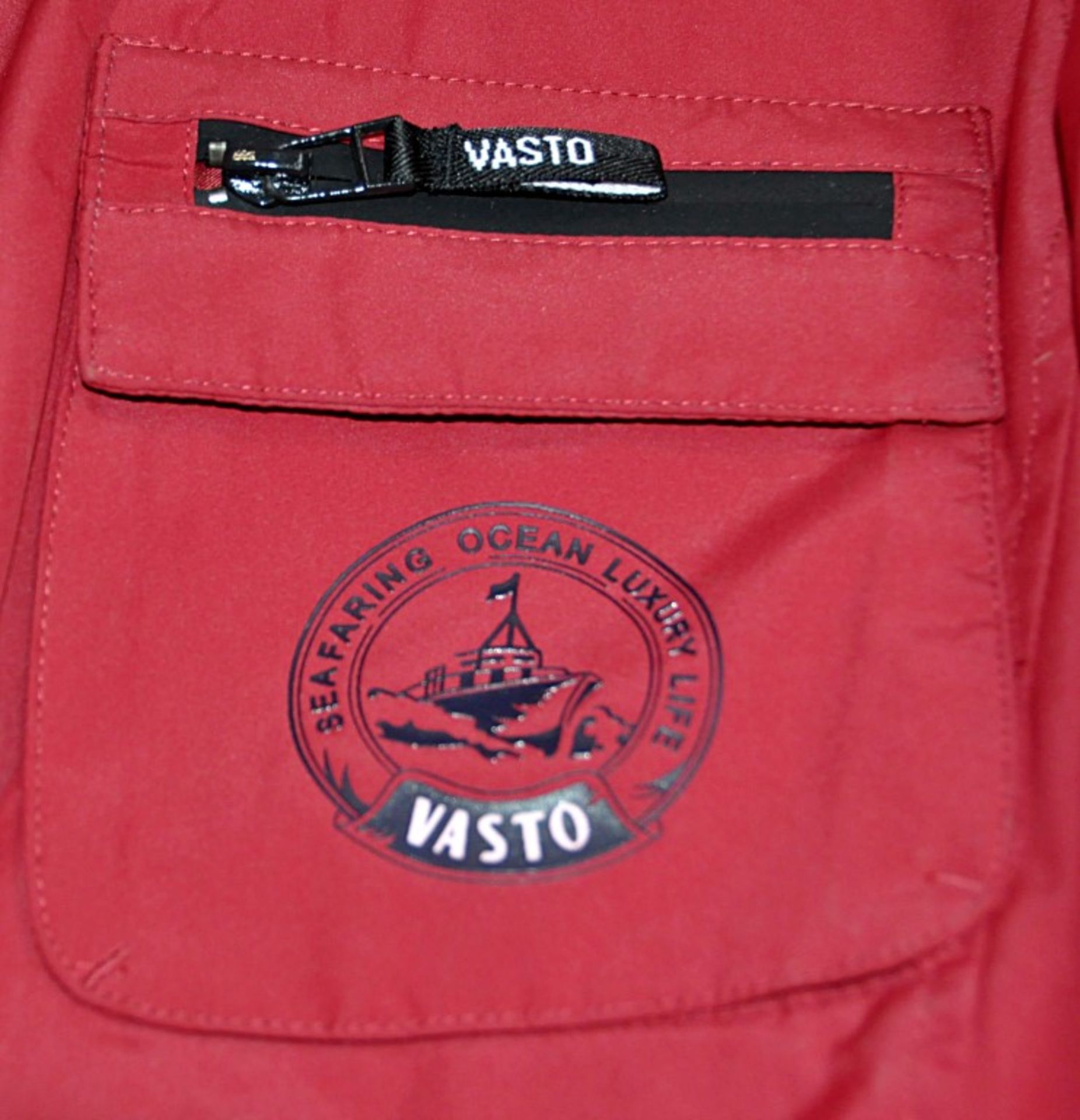 1 x Men's Hooded Seafaring Jacket By International Luxury Brand "Vasto" (SAZ7231/431) – Size: - Image 3 of 7