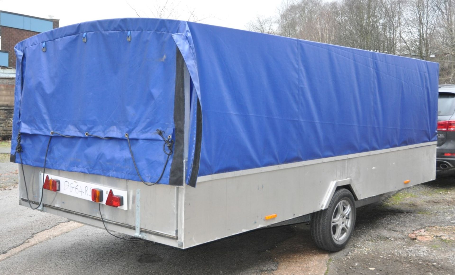 1 x Purpose Built Single Wheel Base Box Trailer - BPW Steel Chassis, Aluminium Body and Full Weather - Image 13 of 14