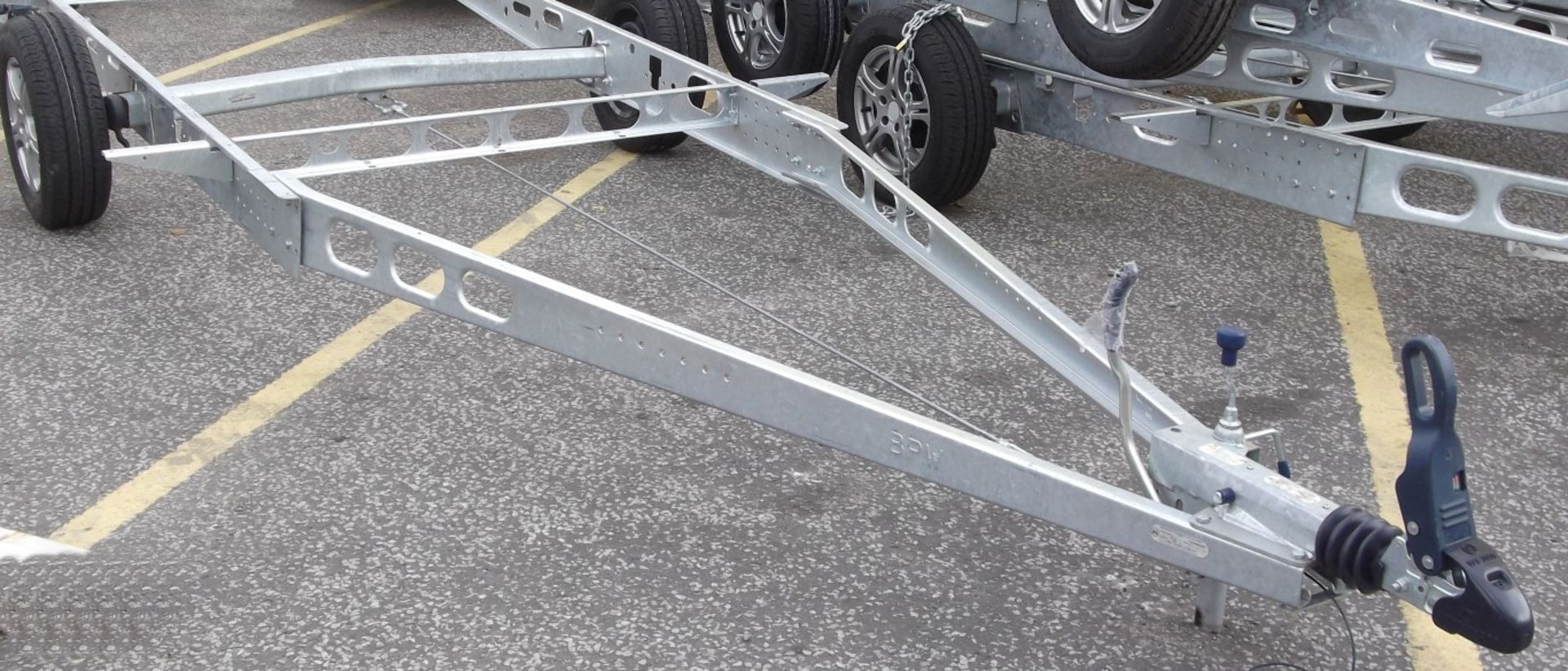 1 x Single Wheel Base Trailer - High Quality BPW Chassis - 5 Stud Wheels - Winterhoff WS3000 - Image 4 of 13