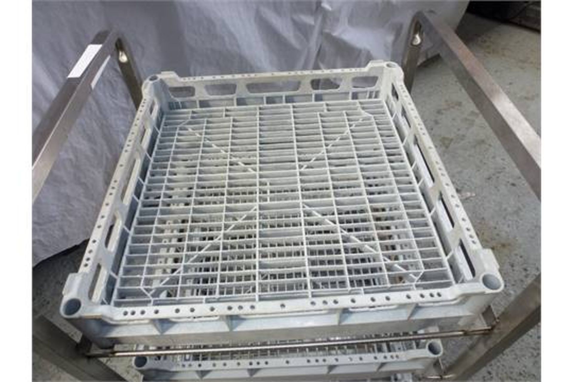 1 x Stainless Steel Pint Glass Pot Collector Trolly - 3 Tier Trolley With Removable Trays, Drip Tray - Image 2 of 6