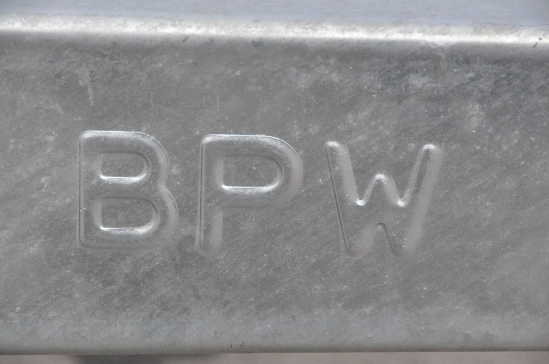 1 x Double Wheel Base Flatbed Trailer / Caravan Base - High Quality BPW Chassis - Winterhoff - Image 9 of 13