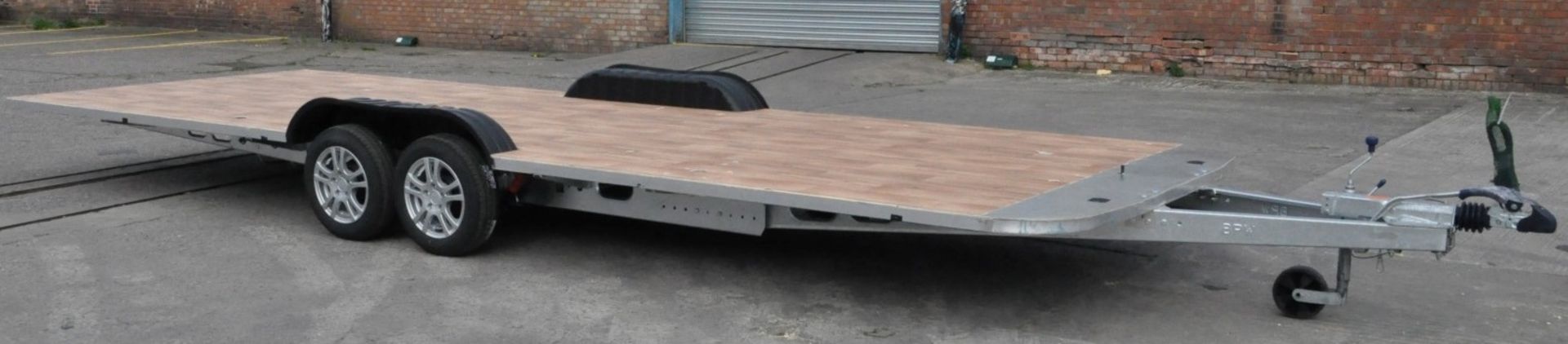 1 x Double Wheel Base Flatbed Trailer / Caravan Base - High Quality BPW Chassis - Winterhoff - Image 8 of 13