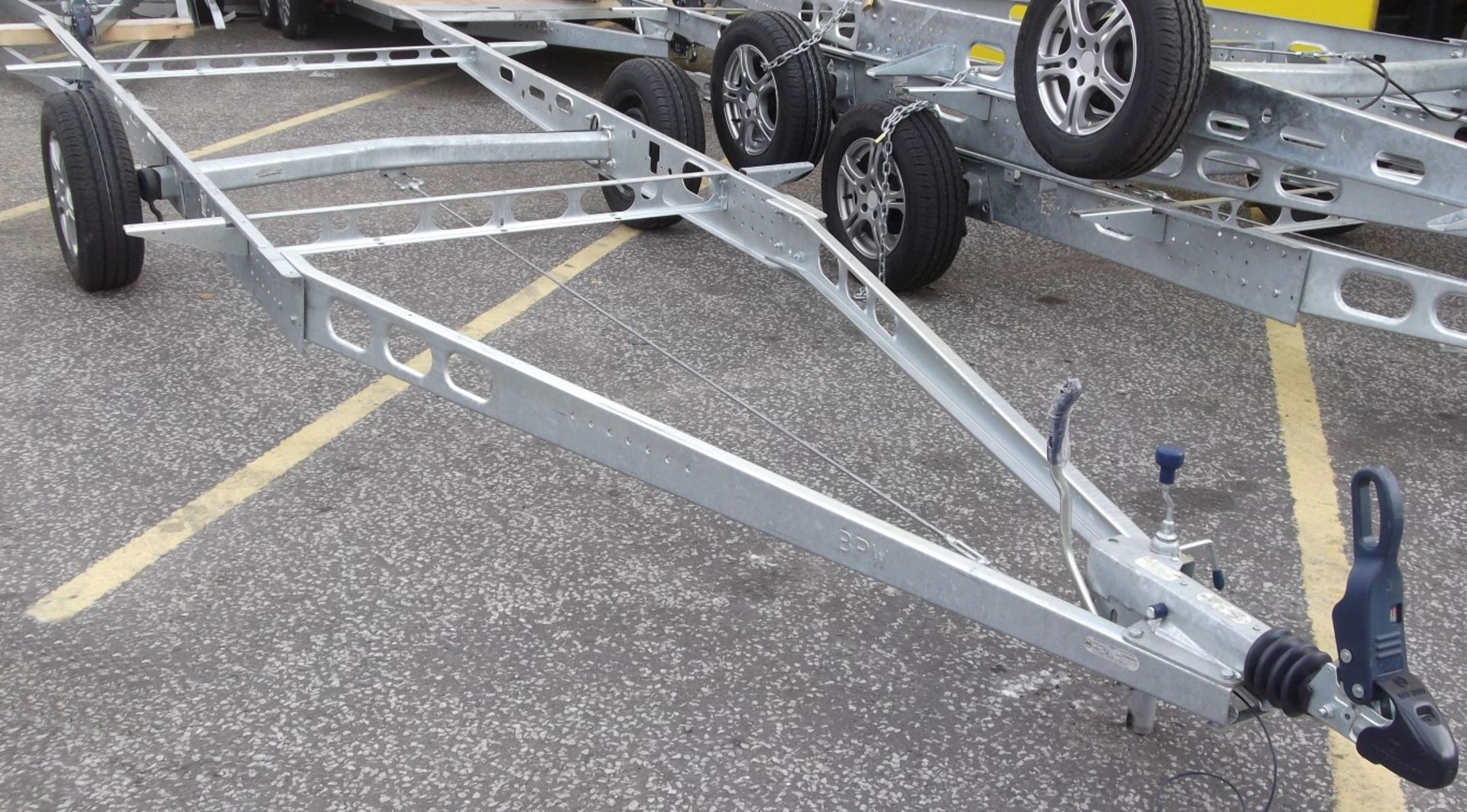 1 x Single Wheel Base Trailer - High Quality BPW Chassis - 5 Stud Wheels - Winterhoff WS3000 - Image 2 of 13